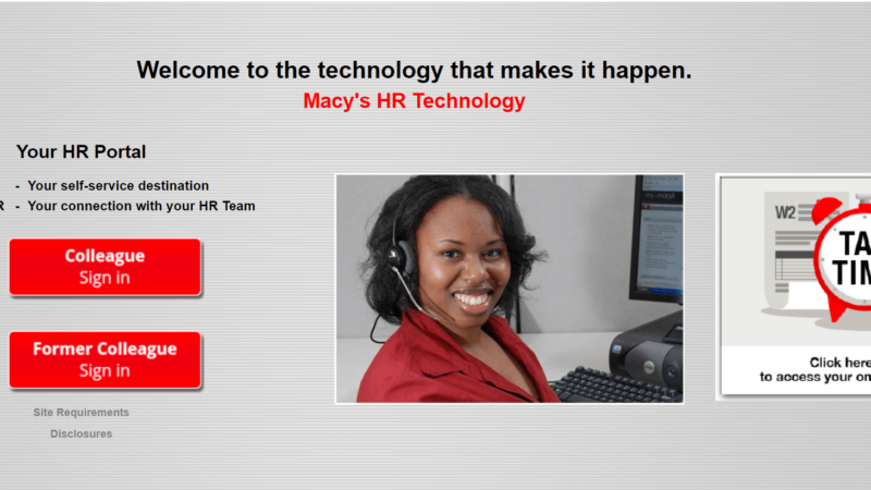 Macy’s Insite Login @ www.employeeconnection.net | My Insite